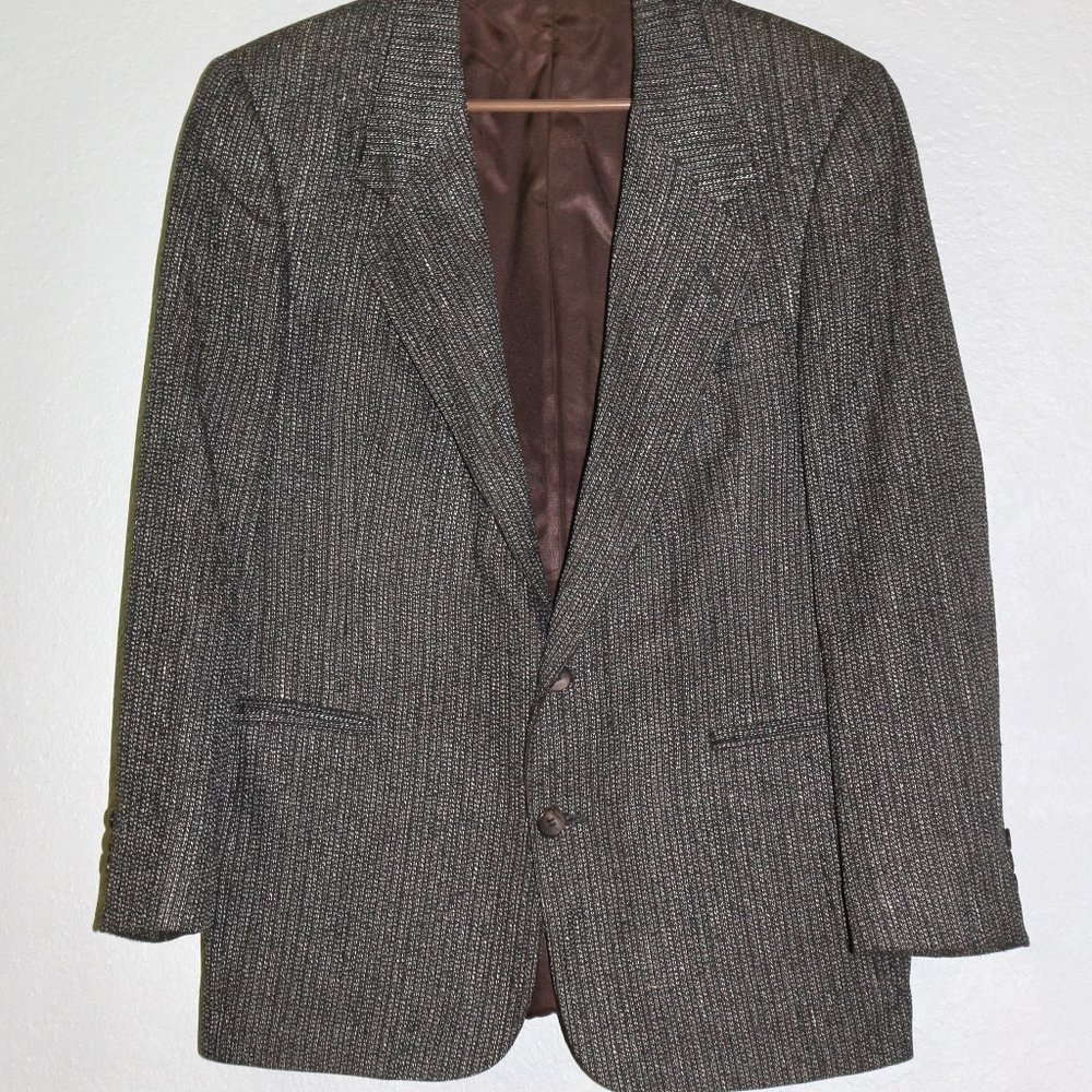 Vintage Adolfo Tweed Coat Blazer